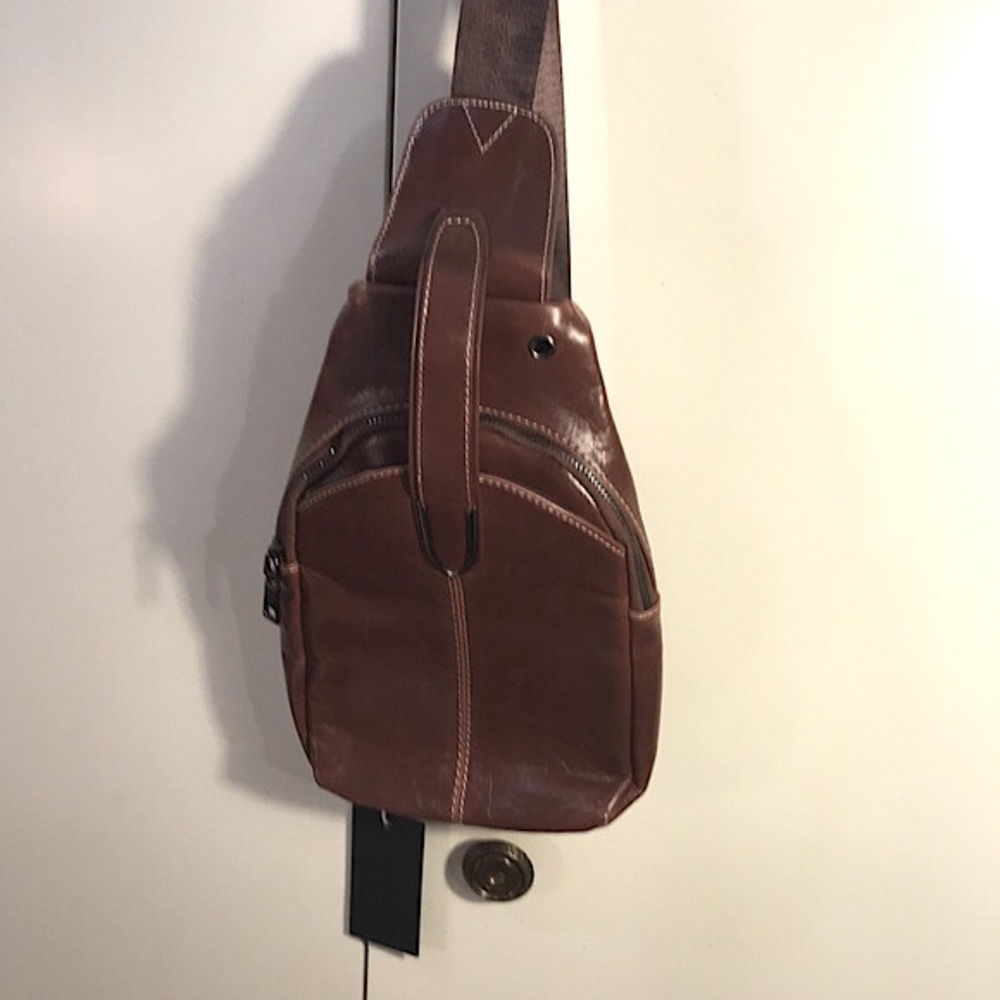 BAOSHA Small Vegan Leather Slingback Bag Purse